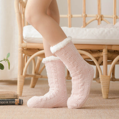 Ladies Winter Warm Floor Sleeping Socks Plus Velvet e9994efa 37d7 478a 98b8 0a8df8d01ec2