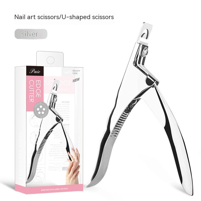 Flat Mouth U-shaped Scissors Nail Tip Pliers Extension Nail Trimming Tool e99d443f 2975 41d7 8506 ae8eab23654c