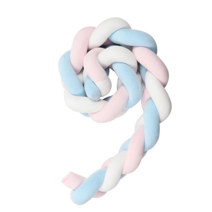 Knotted Long Pillow Three-strand Twist Spandex Bed Fence Baby e9a3ccf5 6df5 4e32 b5a4 3938fbbc55e0