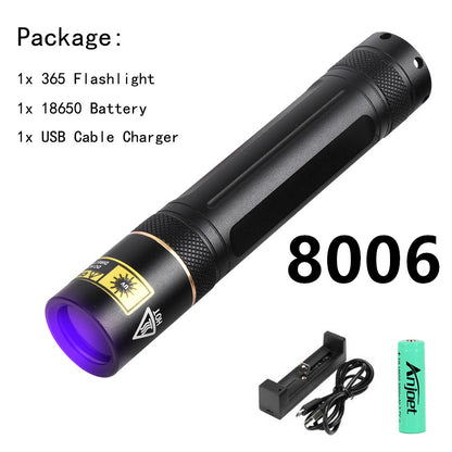 Y36 365nm 8006 365nm UV Fluorescent Agent Detection Woods Lamp Flashlight e9c33b3c 5585 42ac b338 93fbab568962