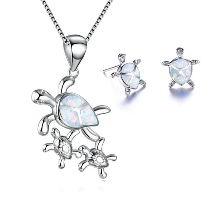 Fashion Opal 5 Colour Turtle Necklace Earrings Set e9c8ba1d 3ac5 4df6 ac01 74177eebdeea