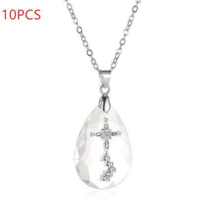 Simple Temperament Wild Drop Pendant Necklace ea08ef0a afd8 47af 9890 774e89f87e56