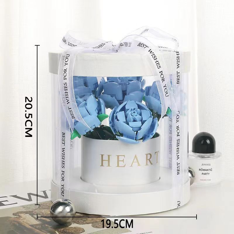 Building Blocks Rose Bouquet Flower Pot ea1d6033 97ec 49bc bb5a d70792edc17d
