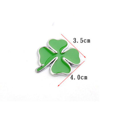 Car Personality 3D Four-leaf Clover Size Metal Car Body Sticker Cover Scratches Decorative Sticker Label ea1dbec2 c482 43a6 a