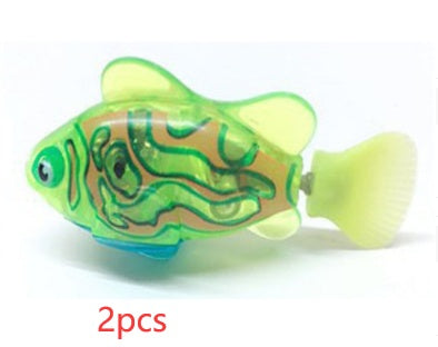 Cat Interactive Electric Fish Water Toy For Indoor Play Swimming Robot Fish Toys For Cat Dog Pet Baby Swimmer Bath Robofish T