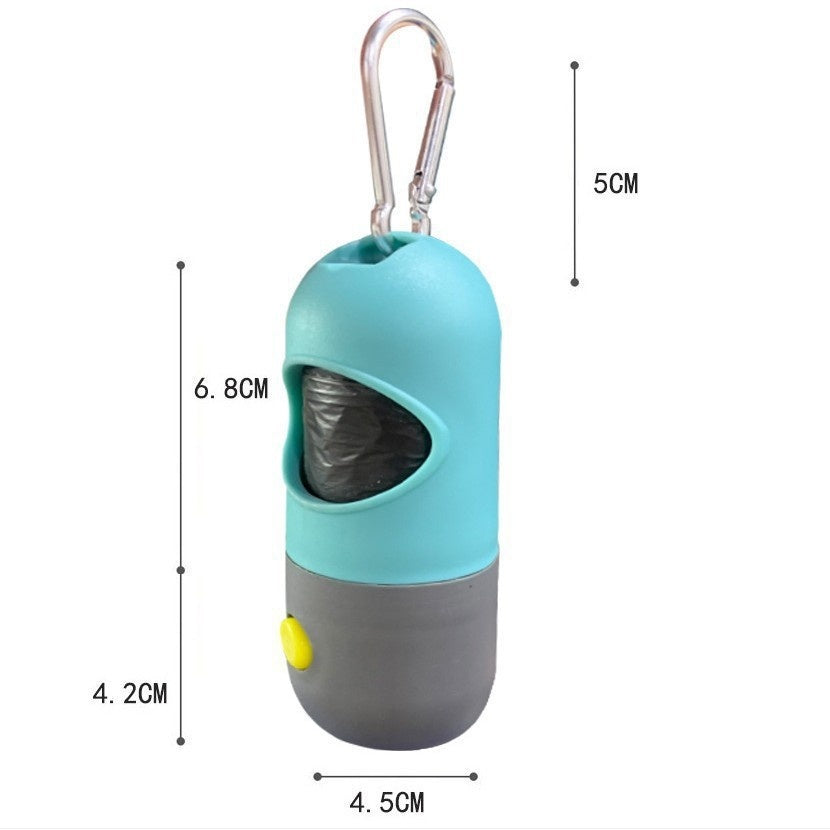 Led Light Pet Waste Bag Dispenser For Dogs Cats Dog Poop Scooper Bags Waste Bags Holder Dispensers Pet Clean Accessories ea33