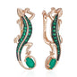 French Hollow Pattern Heart-shaped Earrings ea34058c 044a 4c68 b892 42a0aece9934
