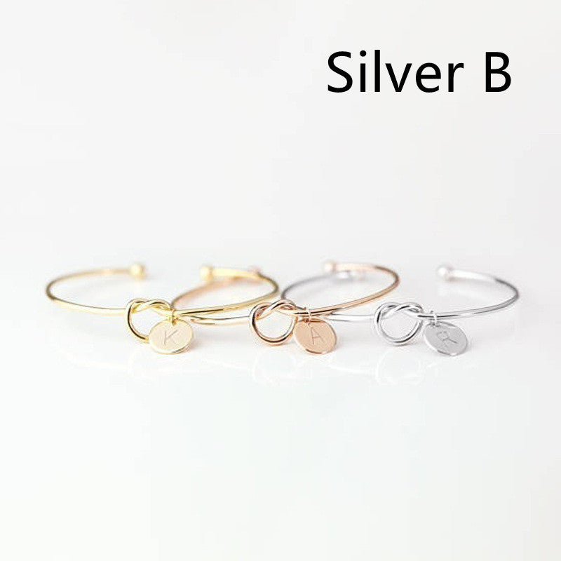 European And American Fashion Dead Knot Letter Bracelet ea521efd d938 4c7b bf15 356c0728e4a3