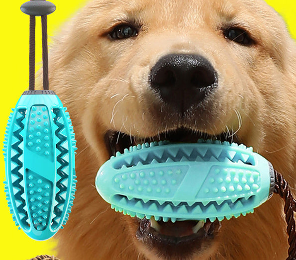 Dog Toys Silicon Suction Cup Tug Interactive Dog Ball Toy For Pet Chew Bite Tooth Cleaning Toothbrush Feeding Pet Supplies ea
