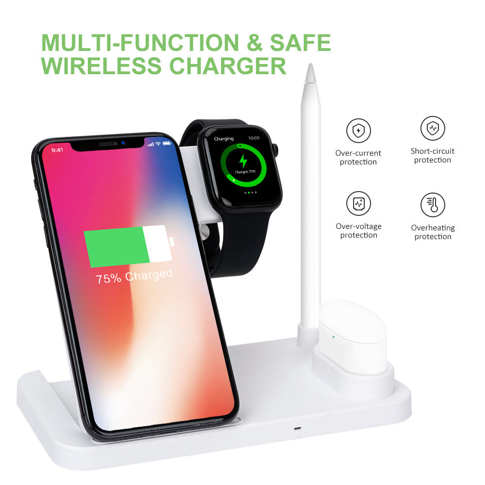 Quick-charge 15w Folding 4-in-1 Wireless Charger - 图片 4