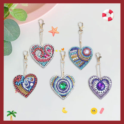 Special-shaped Diamond Painting Keychain Creative Children's Gift Cartoon Bird Bag Decoration Pendant ea788448 bd56 465b 8a33