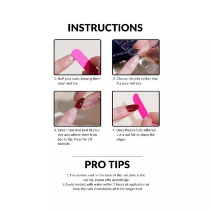 Women's European, American And French Style Pieces Fake Nail Patch ea8519d8 bbf5 4b69 b7f3 3be2a615b7ce trans