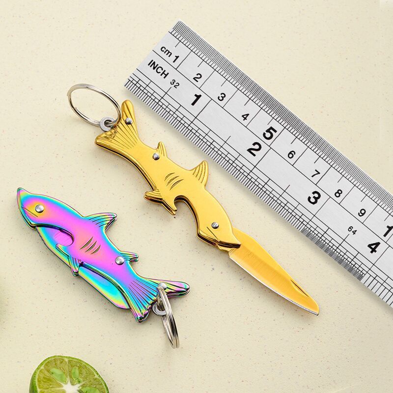 Keychain Pendant Folding Knife Portable ea90781b f86f 48fb a1be 1339b578274b