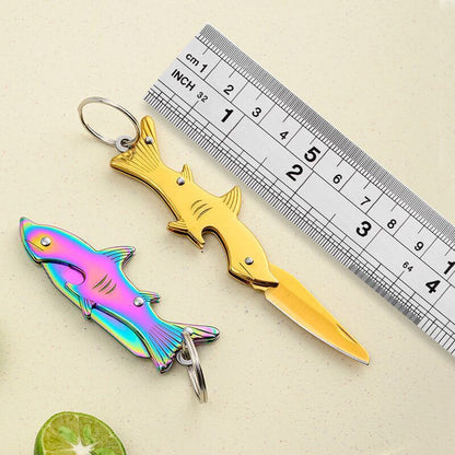 Keychain Pendant Folding Knife Portable ea90781b f86f 48fb a1be 1339b578274b