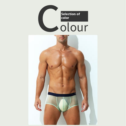 Underwear Men's Boxers Ultra-thin Transparent Ice Silk Low Waist Sexy ea92375d 5a07 4c0c aa1e 9e9ce093e324