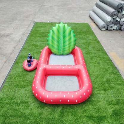 Inflatable Swimming Pool Pineapple Floating Row Air Cushion Bed Summer Water Floating Hammock Air Mattress Water Sports Toys 
