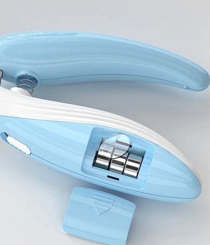 Pet Nail Clippers Dog Nail Clippers Cat Nail Clippers LED Electric Nail Grinder Pet Supplies LED Light Pet Nail Clippers eac9