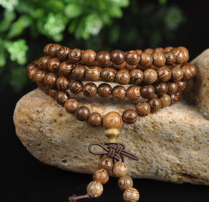 108 rosary chicken wings wooden bracelet - HD Wireless Product #7
