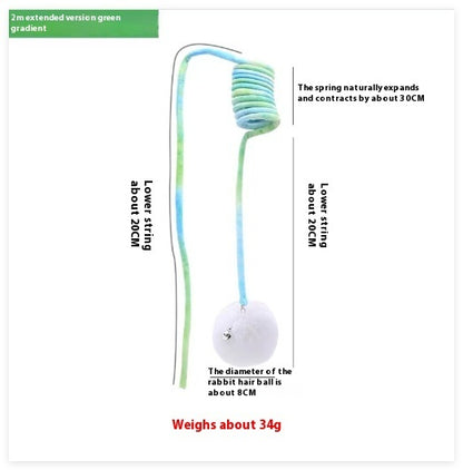 Cat Toy Self-Hi Sucker Spring Rabbit Hair Ball Interactive Play Pet Supplies Interactive Toys ead10ff1 26db 4a1b af3a 1e0eee3