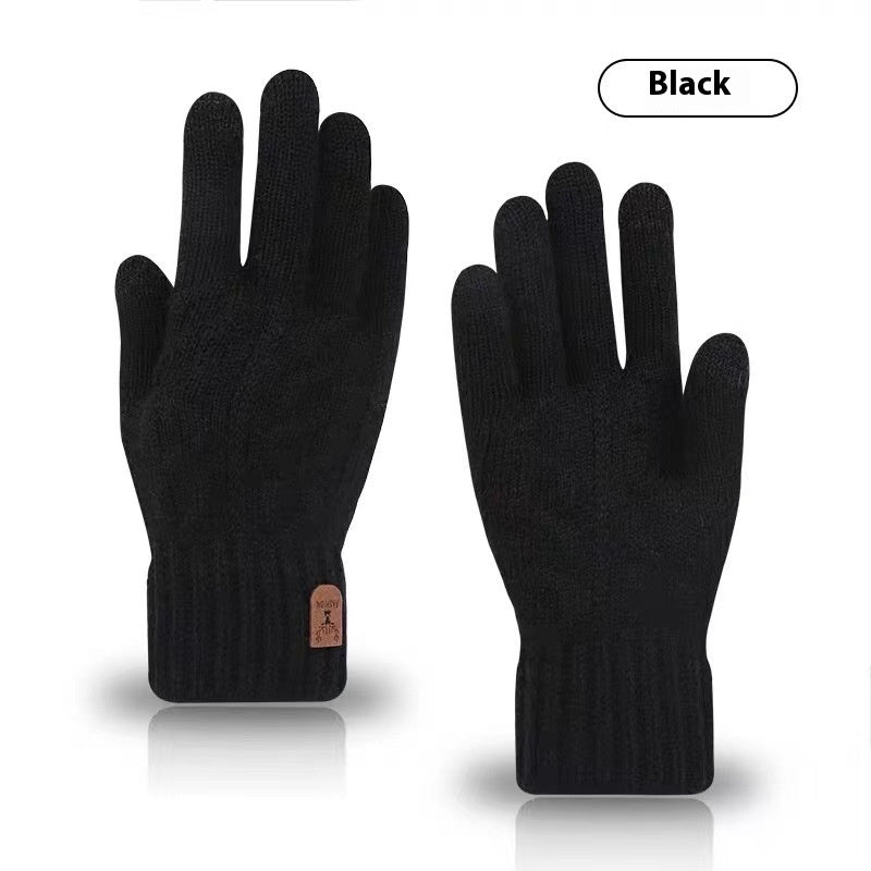 Driving And Riding Cold-proof Woolen Knitted Gloves Man ead262ab 5abe 4c08 b142 2093cd86c3c4 trans