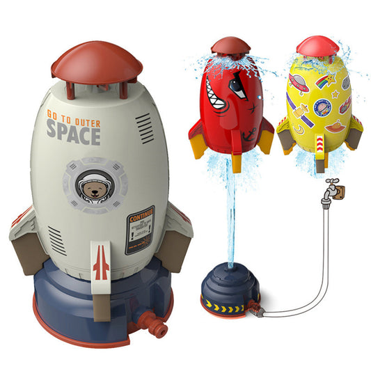 Rocket Launcher Toys Outdoor Rocket Water Pressure Lift Sprinkler Toy Fun Interaction In Garden Lawn Water Spray Toys For Kid