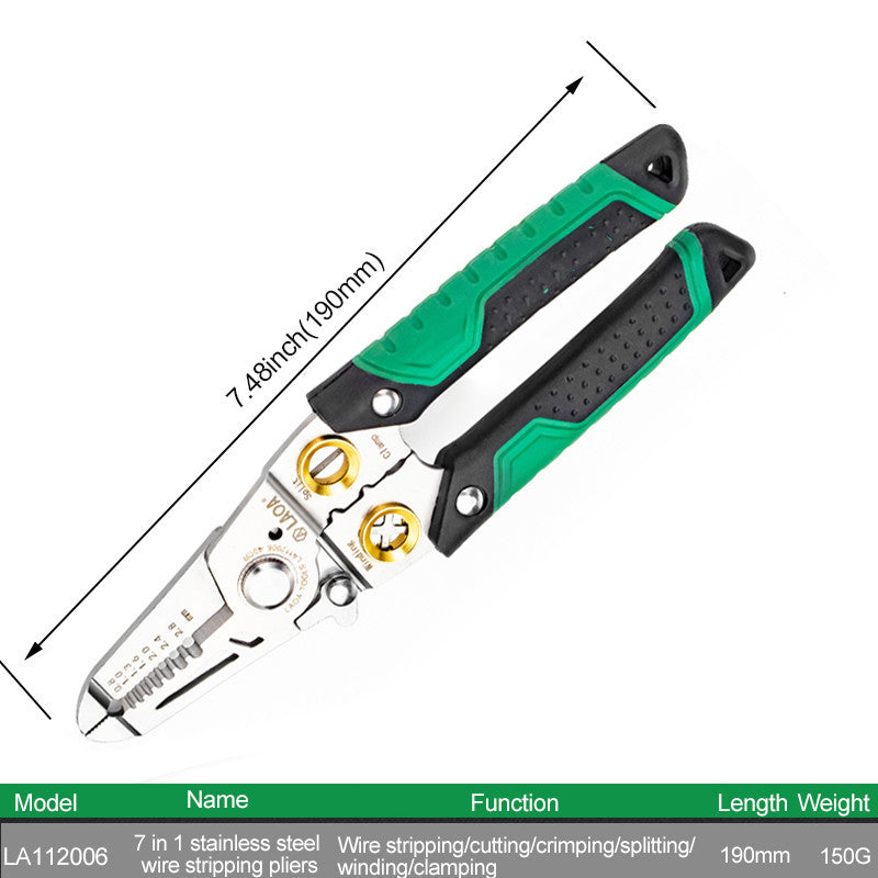 Multifunctional Stainless Steel Wire Stripper 7 In 1 Optical Fiber eb062ac5 f5a1 46c4 8a20 56c6393ee5e8
