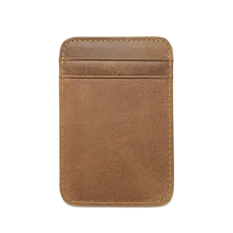 Genuine Leather Men Wallet Brown Coin Purse Small Mini Card eb0f8d29 d95f 49a1 b665 2521723cf62a