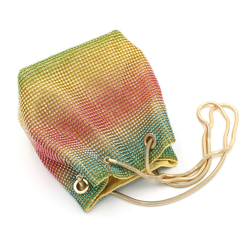 Net Red Rainbow Bucket Diamond Bag eb17038f 856f 460e a575 e72f01ad0649