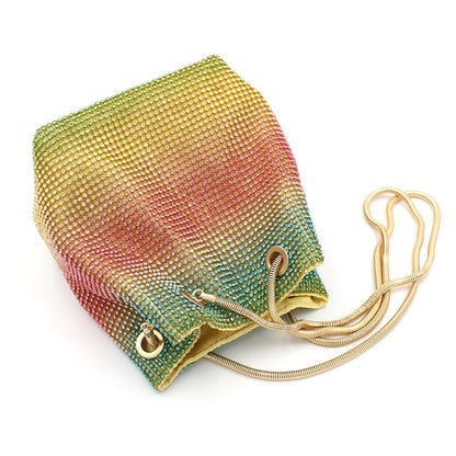 Net Red Rainbow Bucket Diamond Bag eb17038f 856f 460e a575 e72f01ad0649