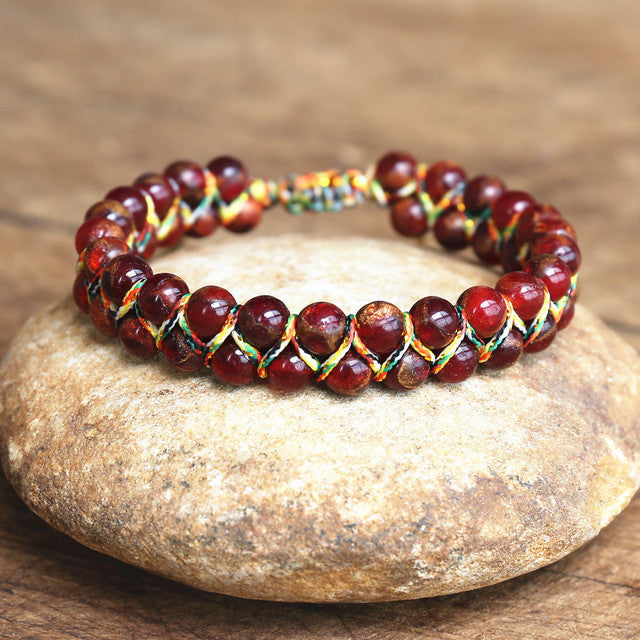 Hand-woven Adjustable Tiger-eye Bracelet eb3f6511 1f0d 4f83 8e21 0f03d4f29b6d