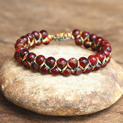 Hand-woven Adjustable Tiger-eye Bracelet eb3f6511 1f0d 4f83 8e21 0f03d4f29b6d