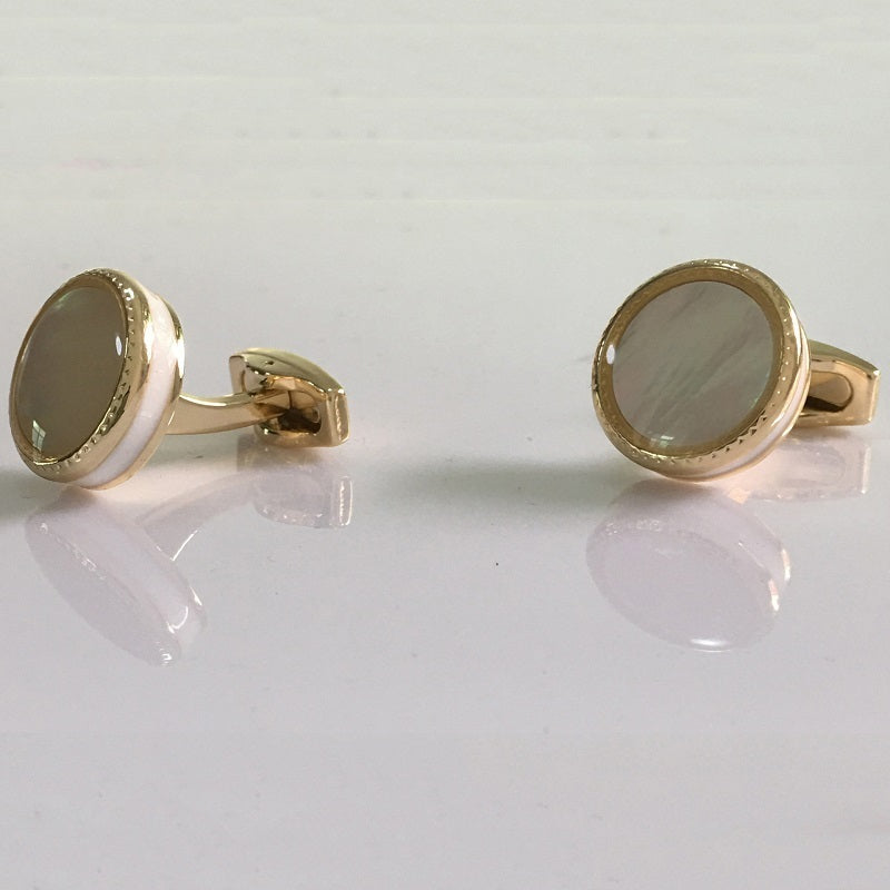 New French Style Shirt Cufflinks Dress Cufflink Shell Cuff Men's Accessories eb423f3e 9fa6 4300 b5f3 5fab206d808f