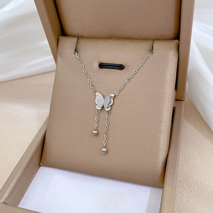 Butterfly Tassel Minimalist Gold Necklace In The Furnace eb6ae243 f52d 456d 849b 5b2d1757a87a