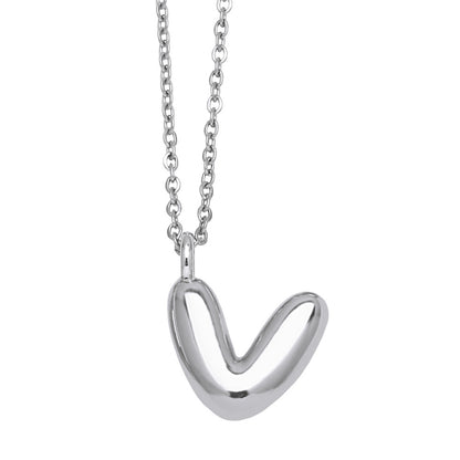 Copper Plated Gold 26 English Letters Pendant Necklace Niche Personality Clavicle Chain eb791d2b 17b7 481f 8c12 f17390c285af