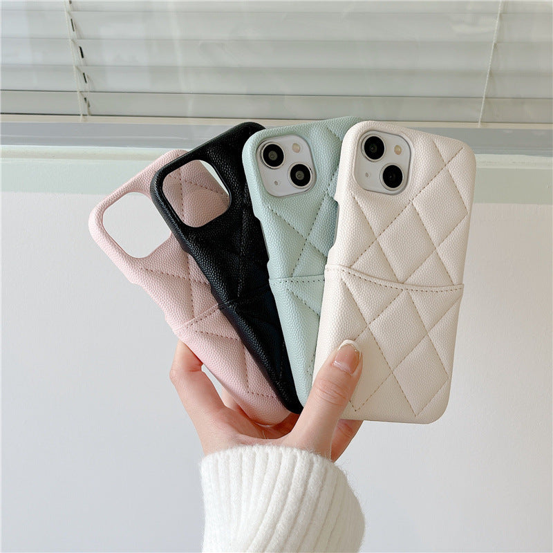 Classic Style Three-dimensional Rhombus Phone Case - 图片 3