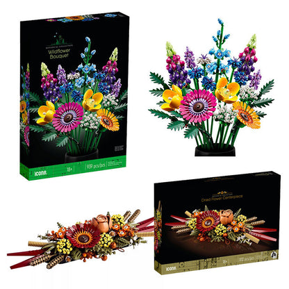 Plant Bouquet Puzzle Assembled Building Block Toys eb8487a3 085c 4a51 ae50 59235169f218