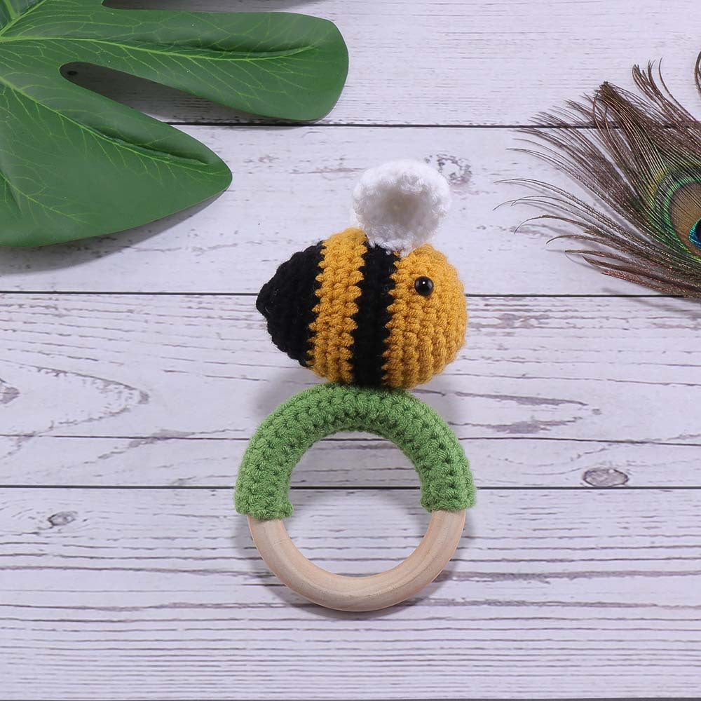Baby Rattle Hand Woven Cartoon Animal Bracelet Newborn Soothing Doll eb94b24f 7fe8 4f3a aea8 b3ddd8ac4122