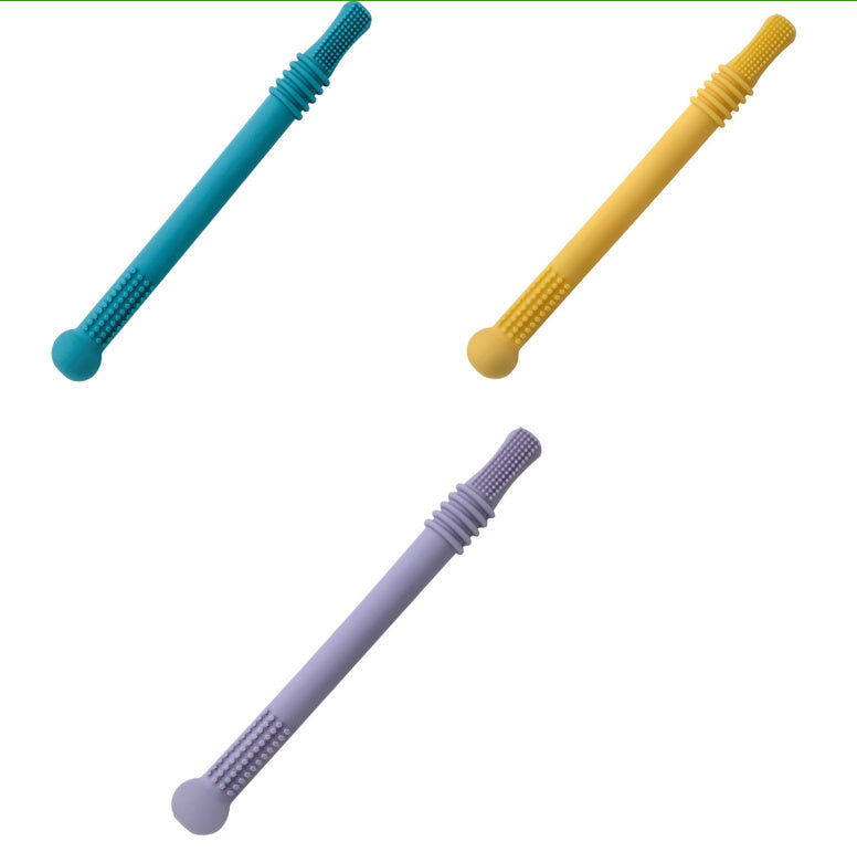 Baby Teether Silicone Hollow Teething Tube eb99d758 6b0c 4a7d 8914 609f39a7607a