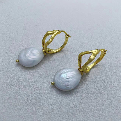 Trendy Vacuum Vapor Plating Gold High Color Retaining Earrings eba8b01e df21 4abd 8f44 c5d33725a9f4