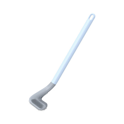 Golf Toilet Brush Wall-Mounted Cleaning Tools Silicone Flexible Bristles Brush Bathroom WC Accessories Cleaning Brush Tools e
