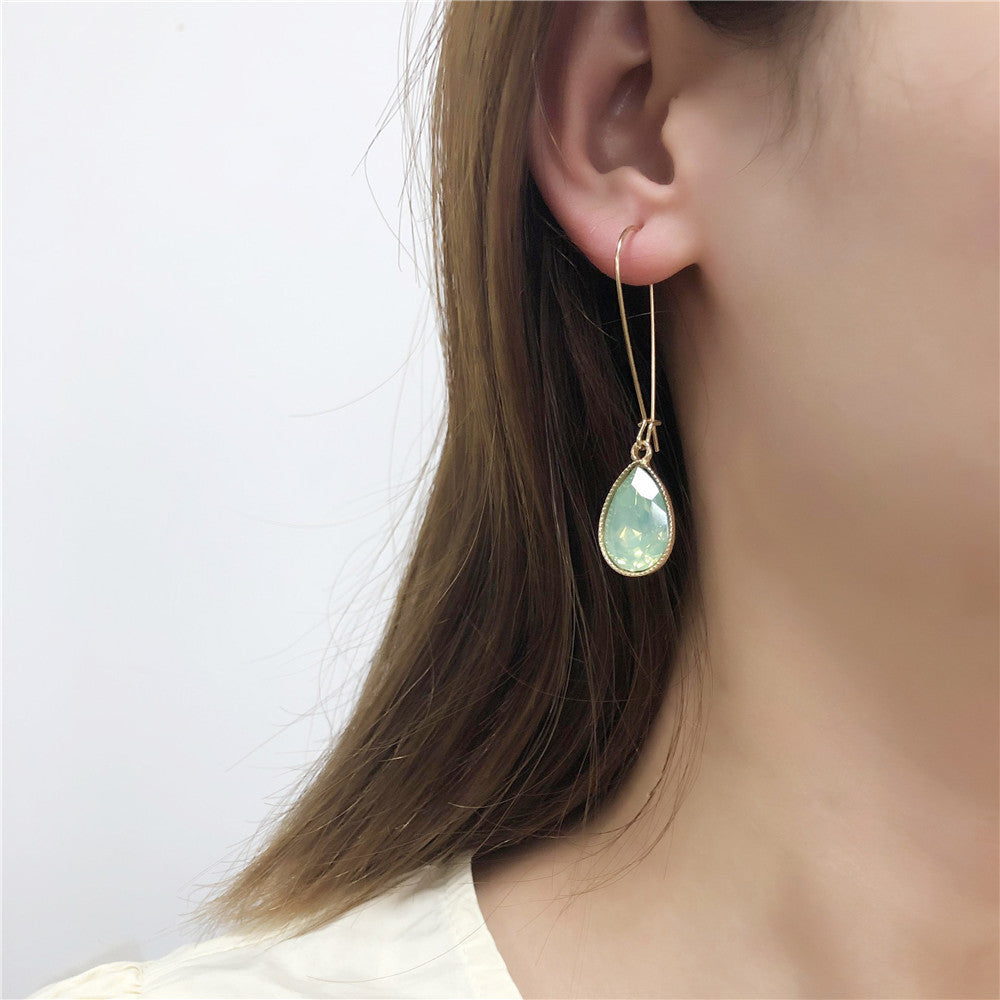Spring And Summer Cool Water Drop Earrings ebb91346 a7d2 416b a907 39723fd4a548
