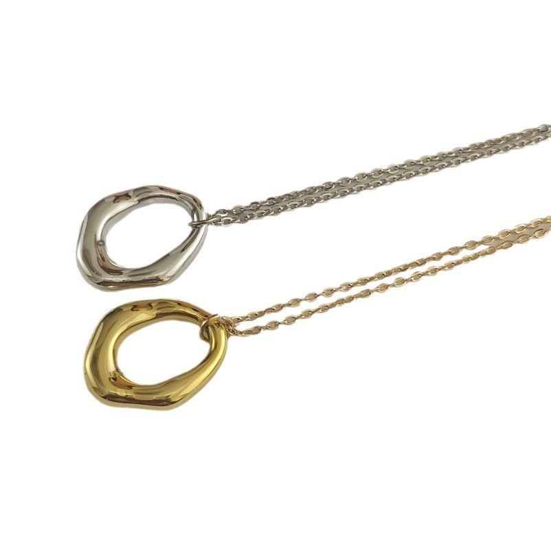 Fashion Simple Temperament Necklace Ccb Material Shaped Pendant ebc273f2 2d3d 49bd b127 481b5febfc6a