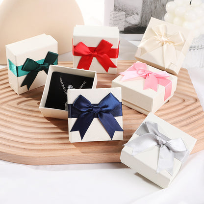 Bow Necklace Earrings Packaging Gift Box ebe1ba67 f263 4938 a570 b29eb736356d
