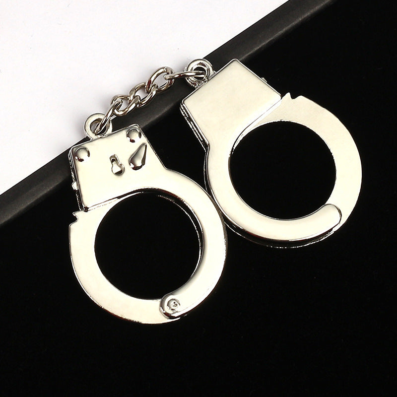 Metal Bags Pendant Zinc Alloy Casual Simulation Handcuffs Keychain ebf4660e d86e 4622 8bde a663699e0de1