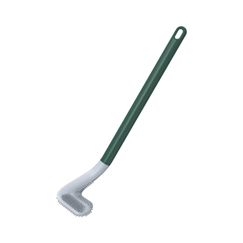 Golf Toilet Brush Wall-Mounted Cleaning Tools Silicone Flexible Bristles Brush Bathroom WC Accessories Cleaning Brush Tools e