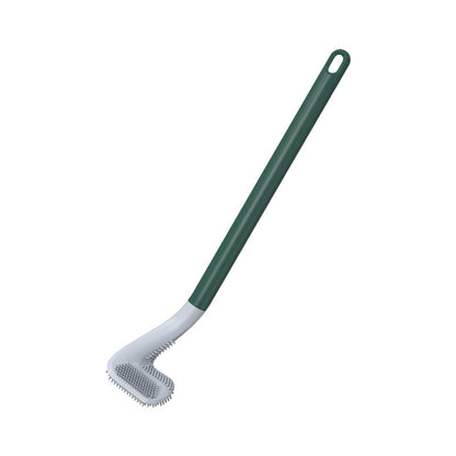 Golf Toilet Brush Wall-Mounted Cleaning Tools Silicone Flexible Bristles Brush Bathroom WC Accessories Cleaning Brush Tools e