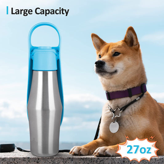 New Portable Pet Dog Water Bottle Soft Silicone Leaf Design For Dog Pets Outdoor Travel Drinking Bowls Water Dispenser ec09e9
