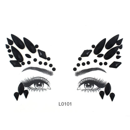 Women's Fashion Party Decoration Face Stickers ec19d016 0412 4747 9b23 76598378fe14