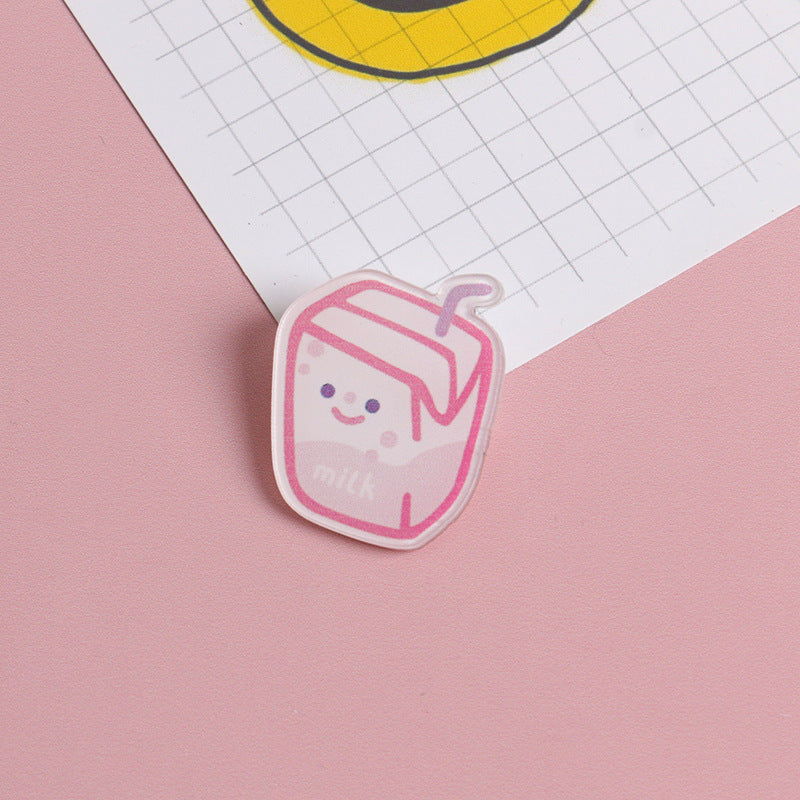 Japanese Creative Cartoon Acrylic Brooch Accessories ec255472 0e29 4f52 a1e1 fbce691ff7f7