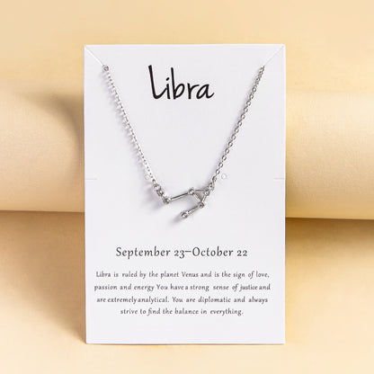 Explosive Diamond Twelve Constellation Necklace ec282300 d23f 4d5c b180 a65c3ec36560